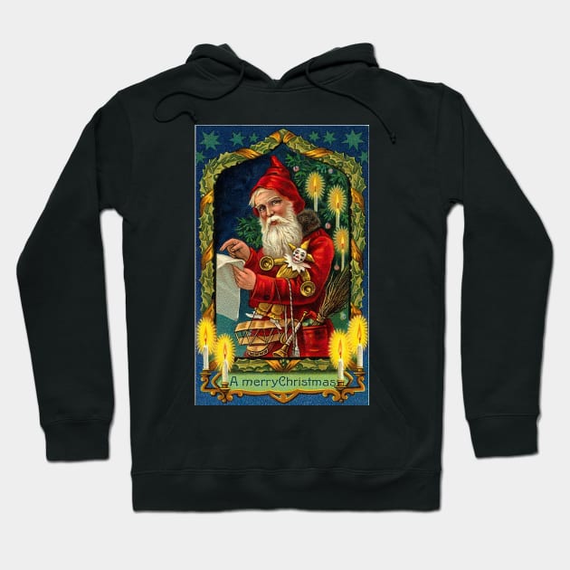 Merry Christmas Vintage -Available As Art Prints-Mugs,Cases,T Shirts,Stickers,etc Hoodie by born30